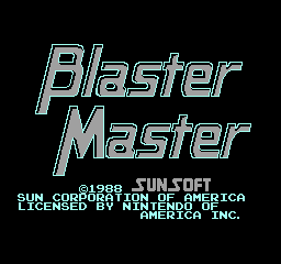 Blaster Master (USA) Title Screen